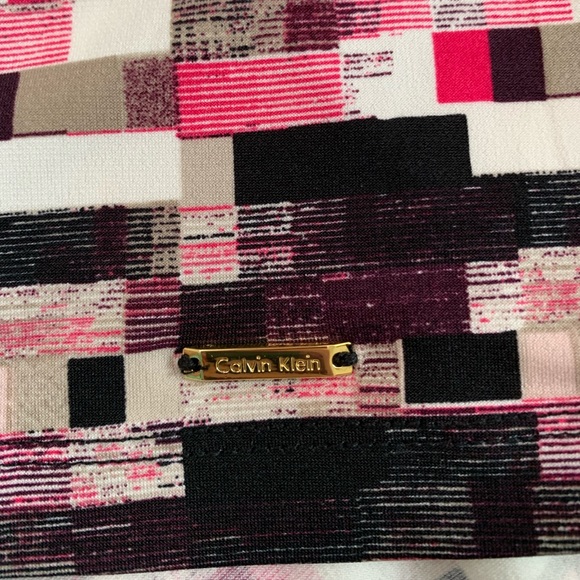 Calvin Klein Pleat Neck Top Sleeveless Size P - Picture 9 of 17